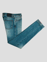 Kiton Blue Cotton Ea Jeans