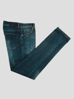 Kiton Blue Cotton Ea Jeans