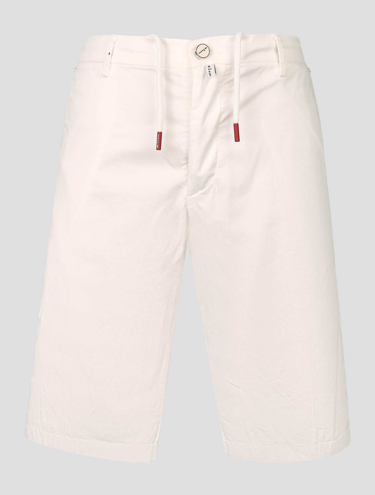 Kiton White Cotton Ea Pants
