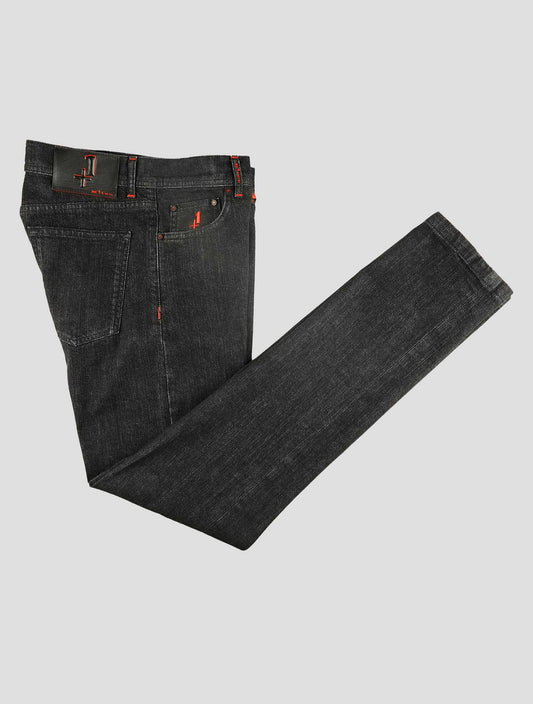 Kiton Gray Cotton Ea Special Edition Plus One Jeans