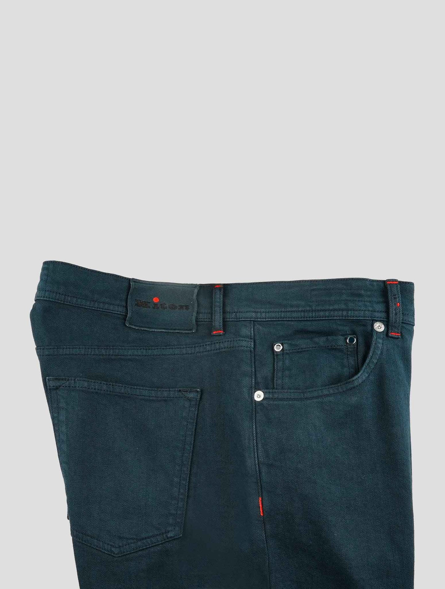Kiton Blue Cotton Ea Jeans