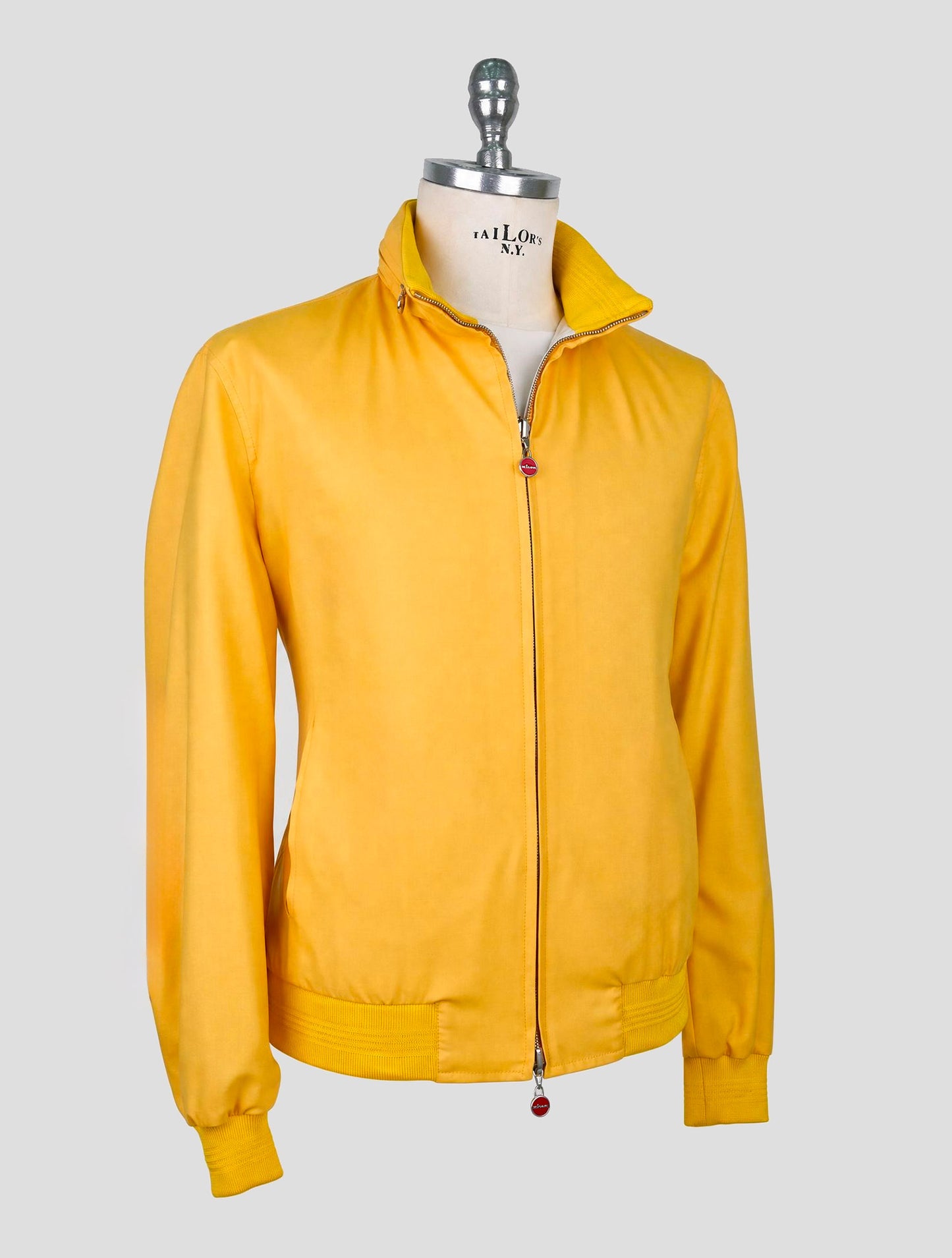 Kiton Yellow Cashmere Silk Coat