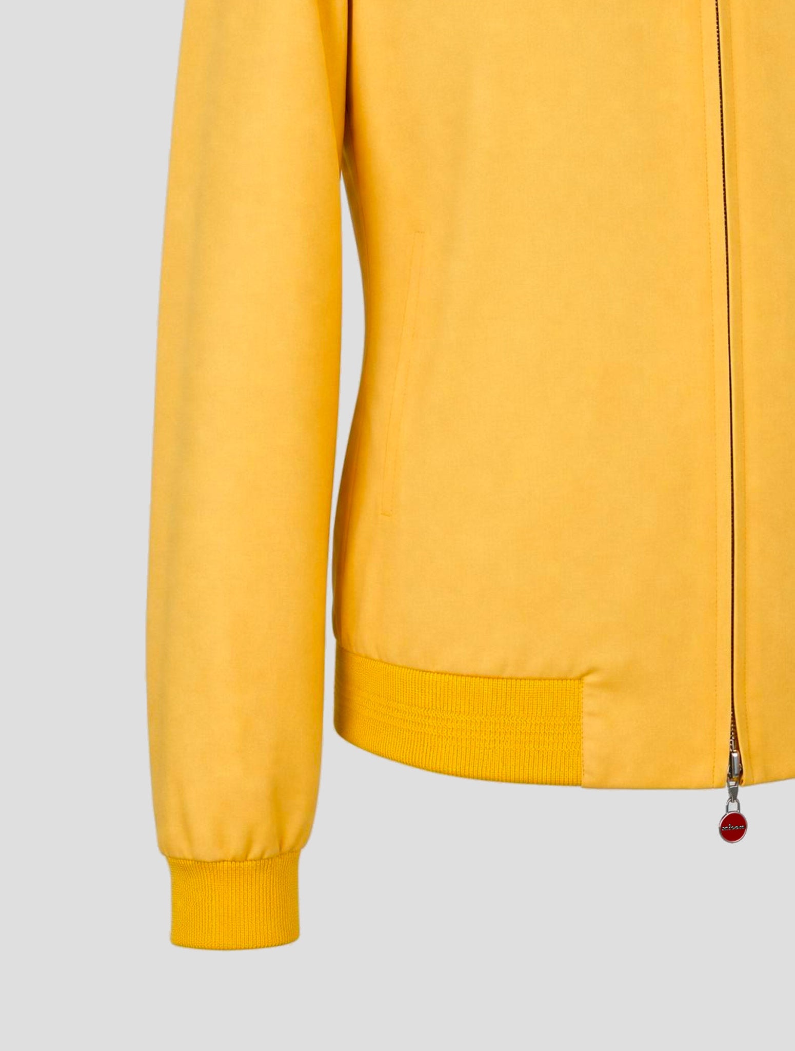 Kiton Yellow Cashmere Silk Coat