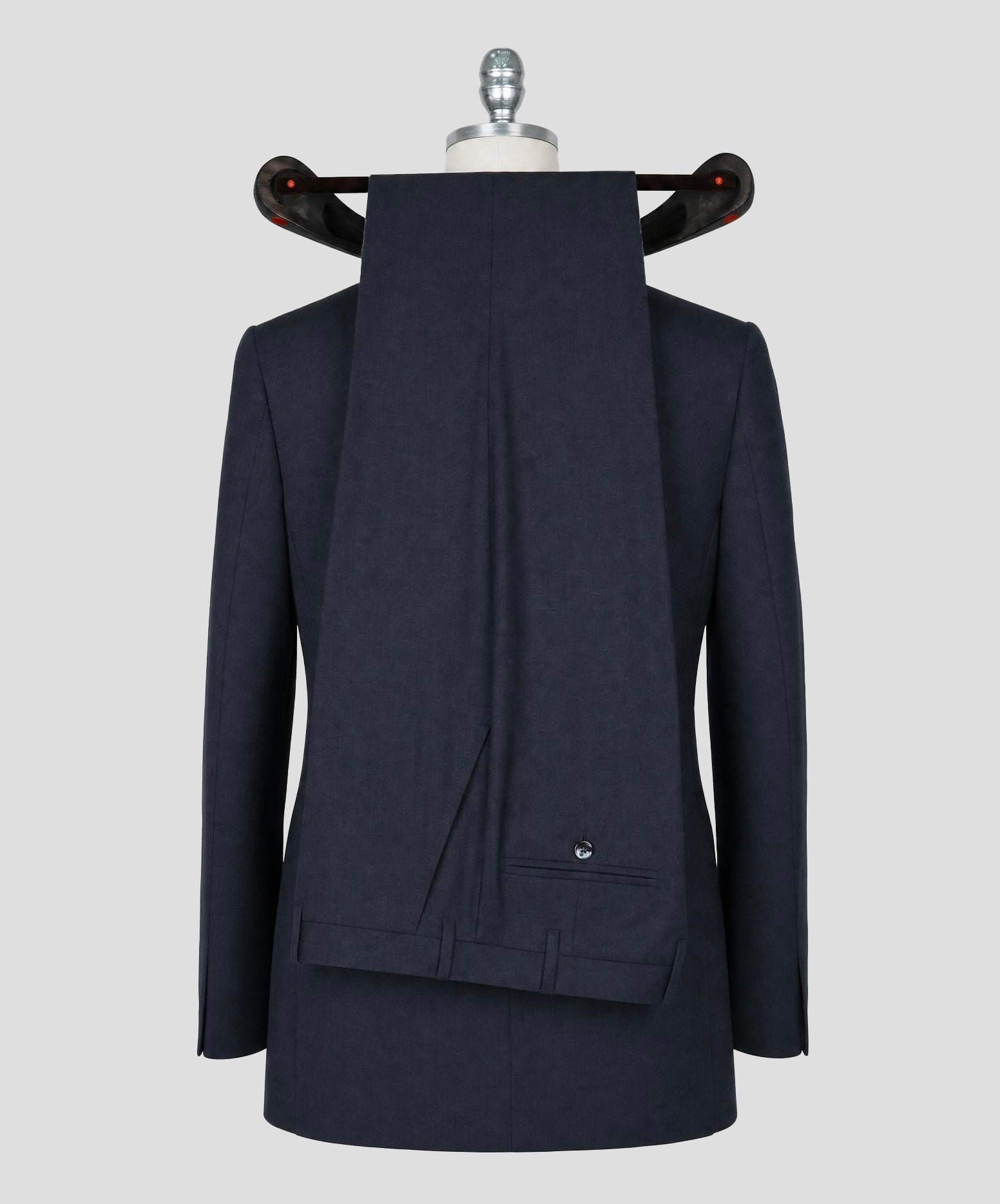 Kiton Blue Cashmere Silk Suit