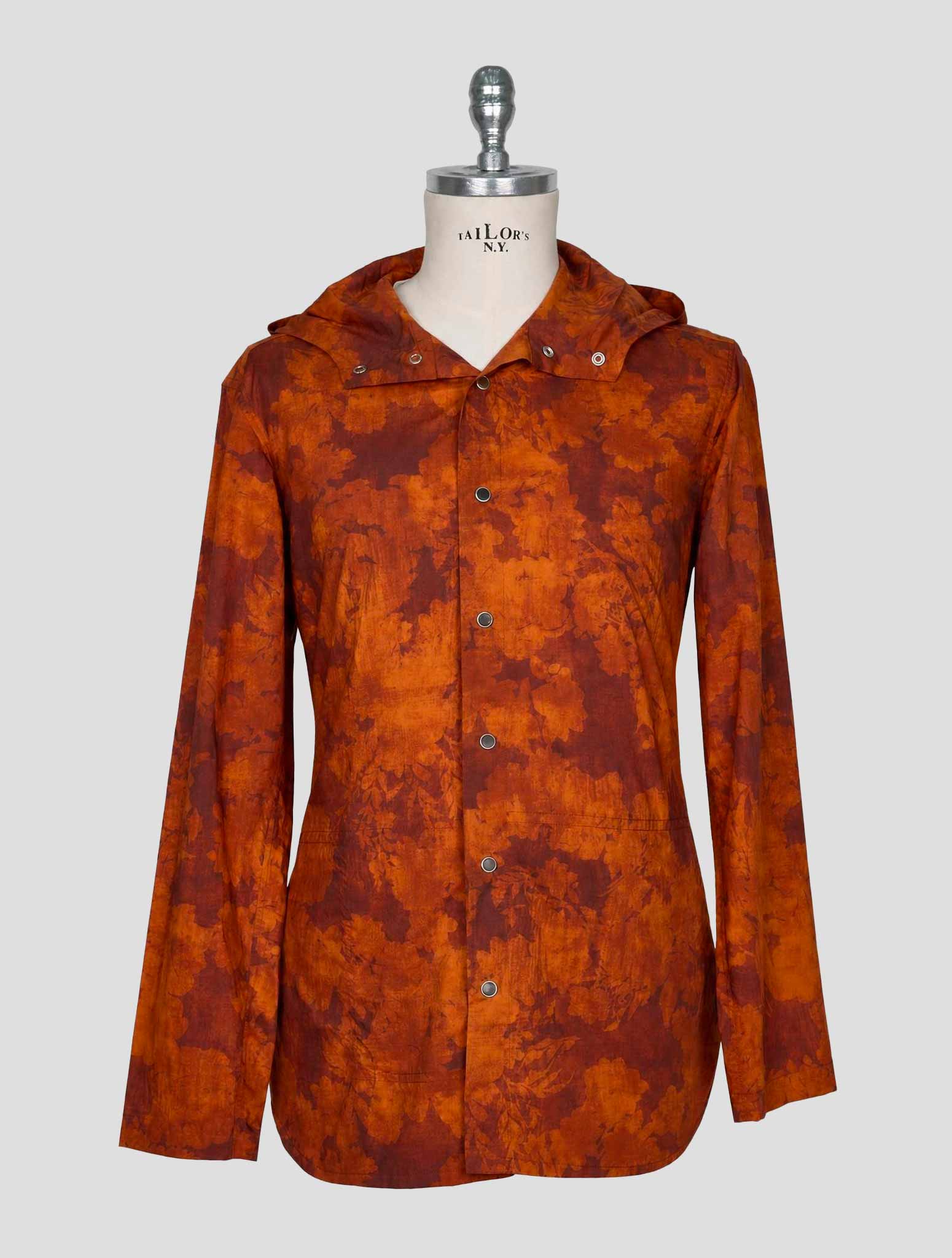 Kiton Orange Cotton Shirt