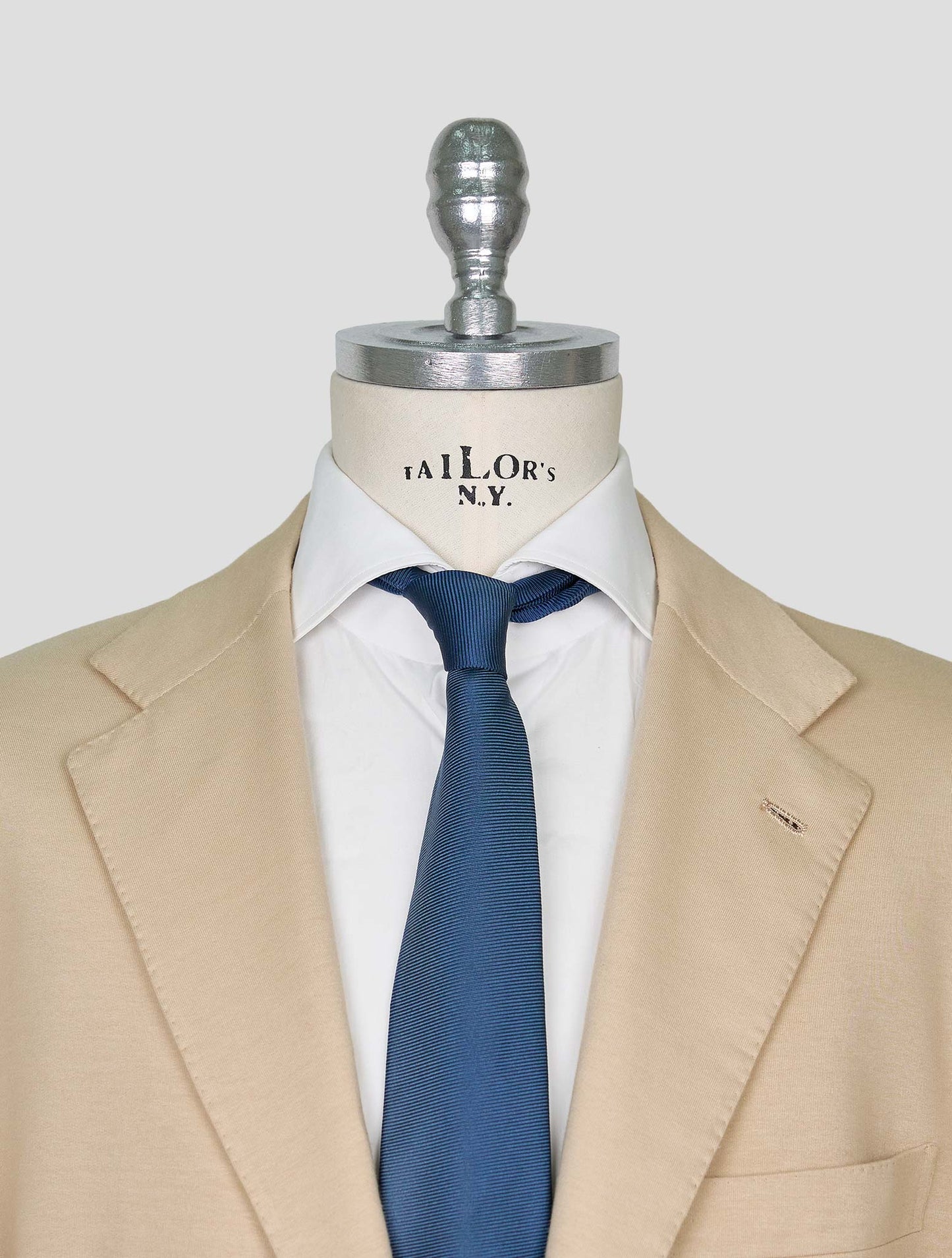 Kiton Beige Cotton Ea Blazer