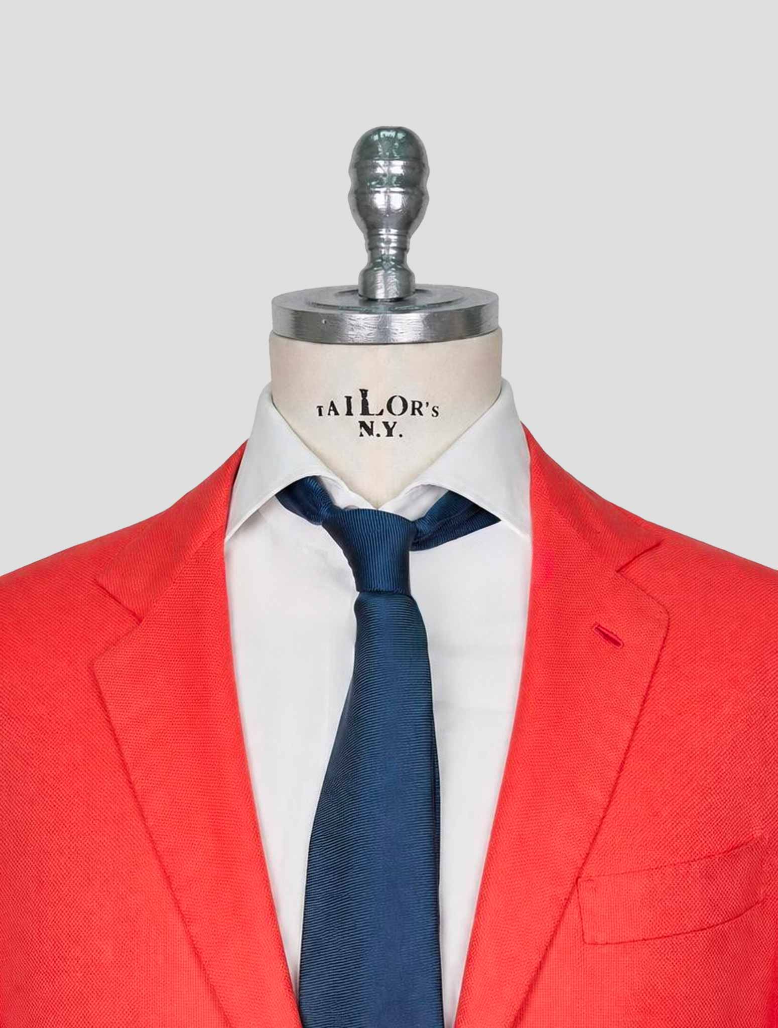 Kiton Pink Cotton Linen Blazer
