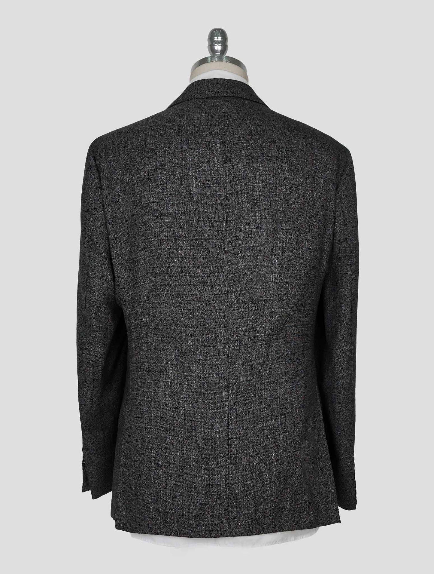 Kiton Gray Red Cashmere Suit