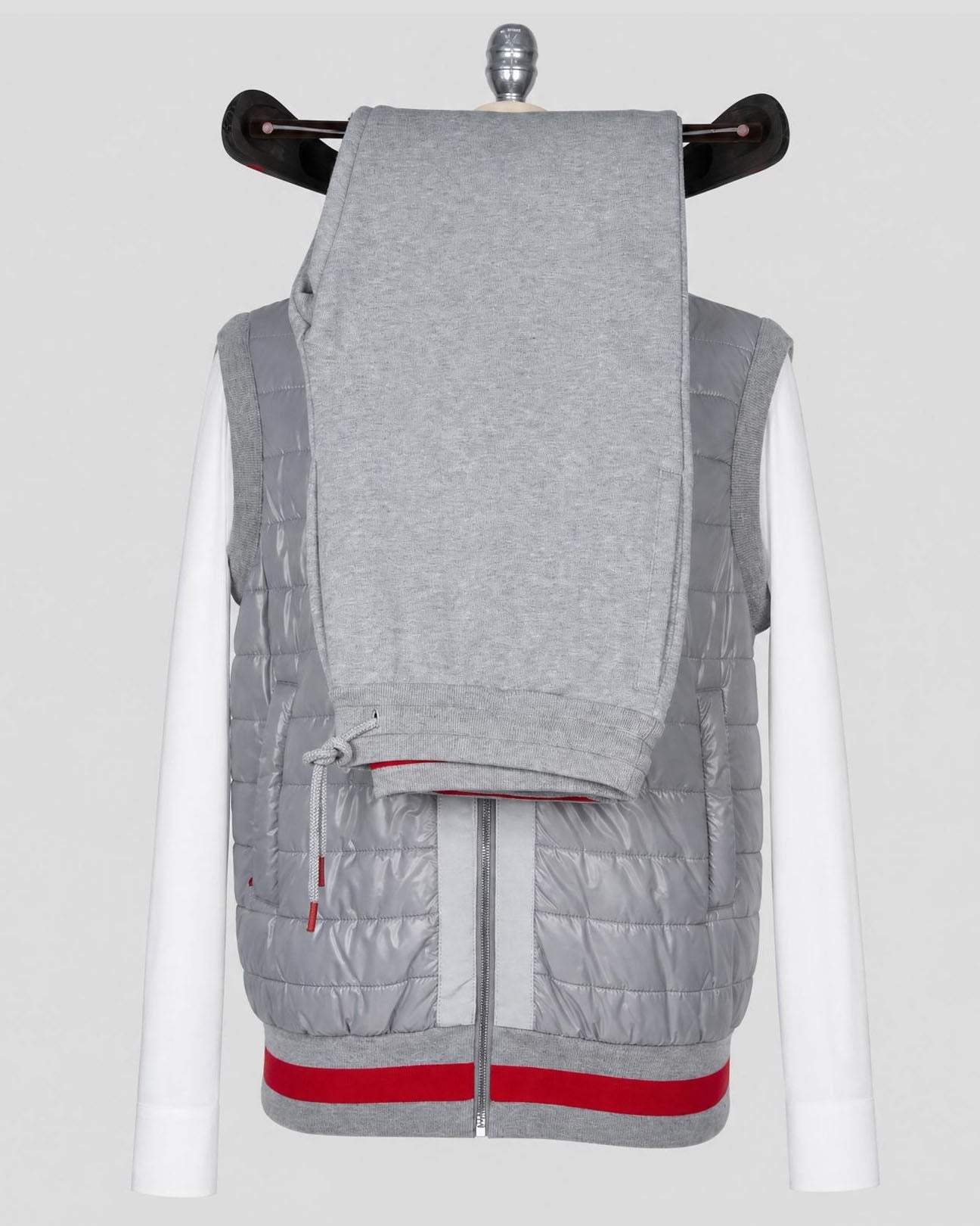Kiton Gray Cotton Tracksuit