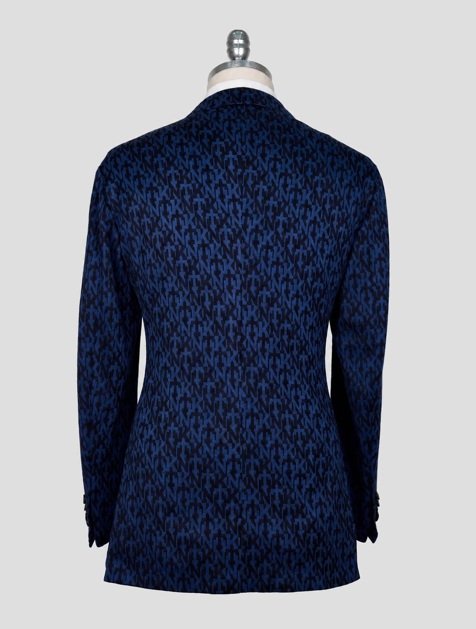 Kiton Knt Blue Cashmere Pa Blazer