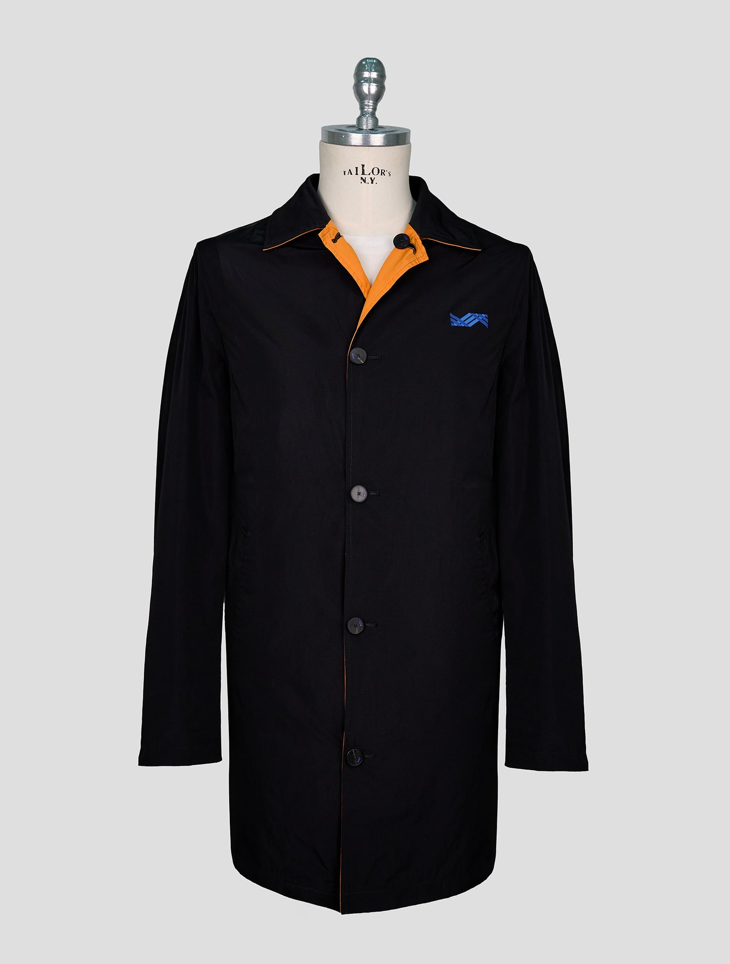 Kiton Orange Pl Overcoat