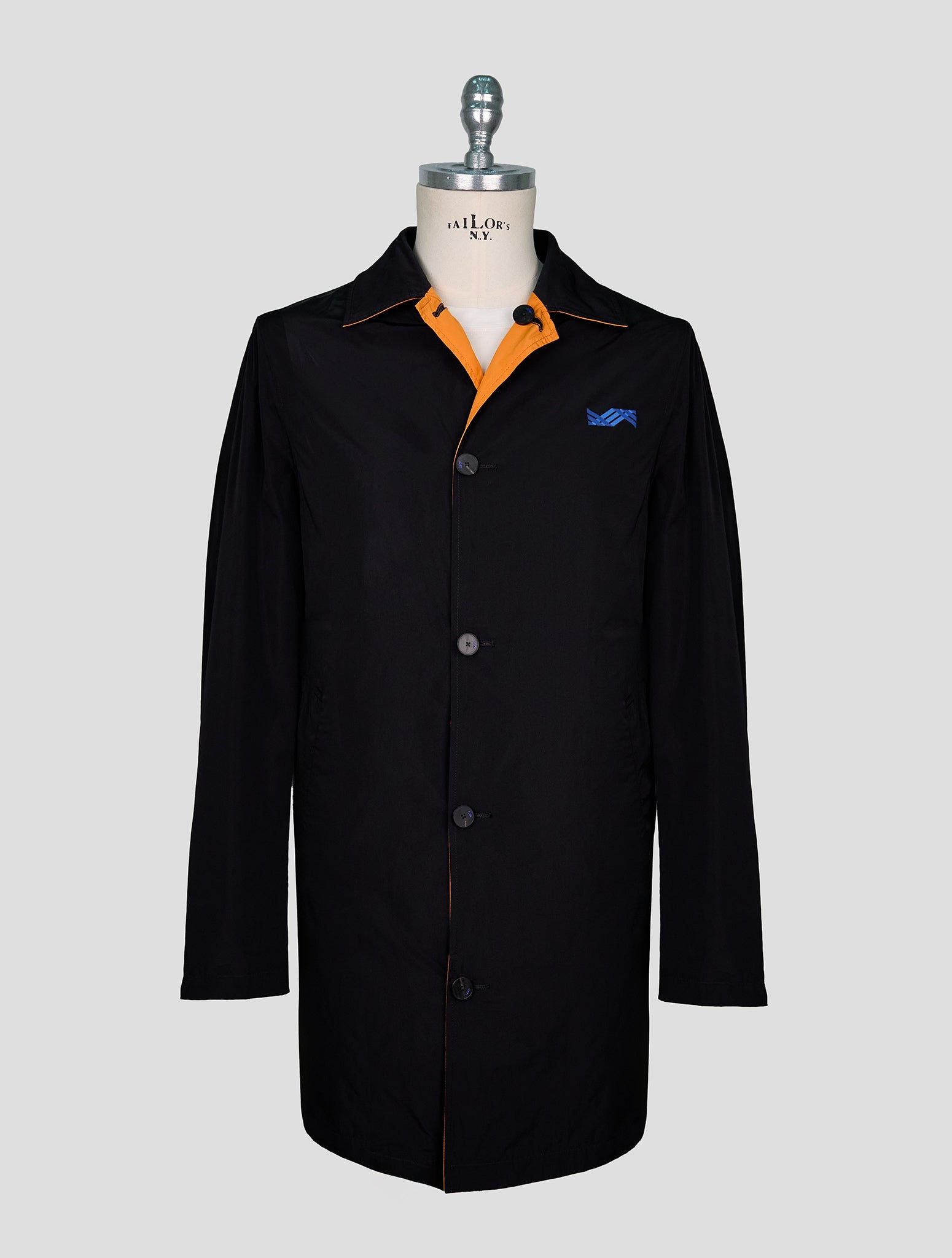 Kiton Orange Pl Overcoat