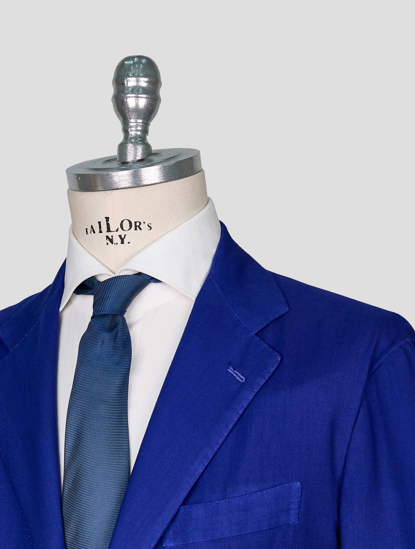 Kiton Blue Cashmere Blazer