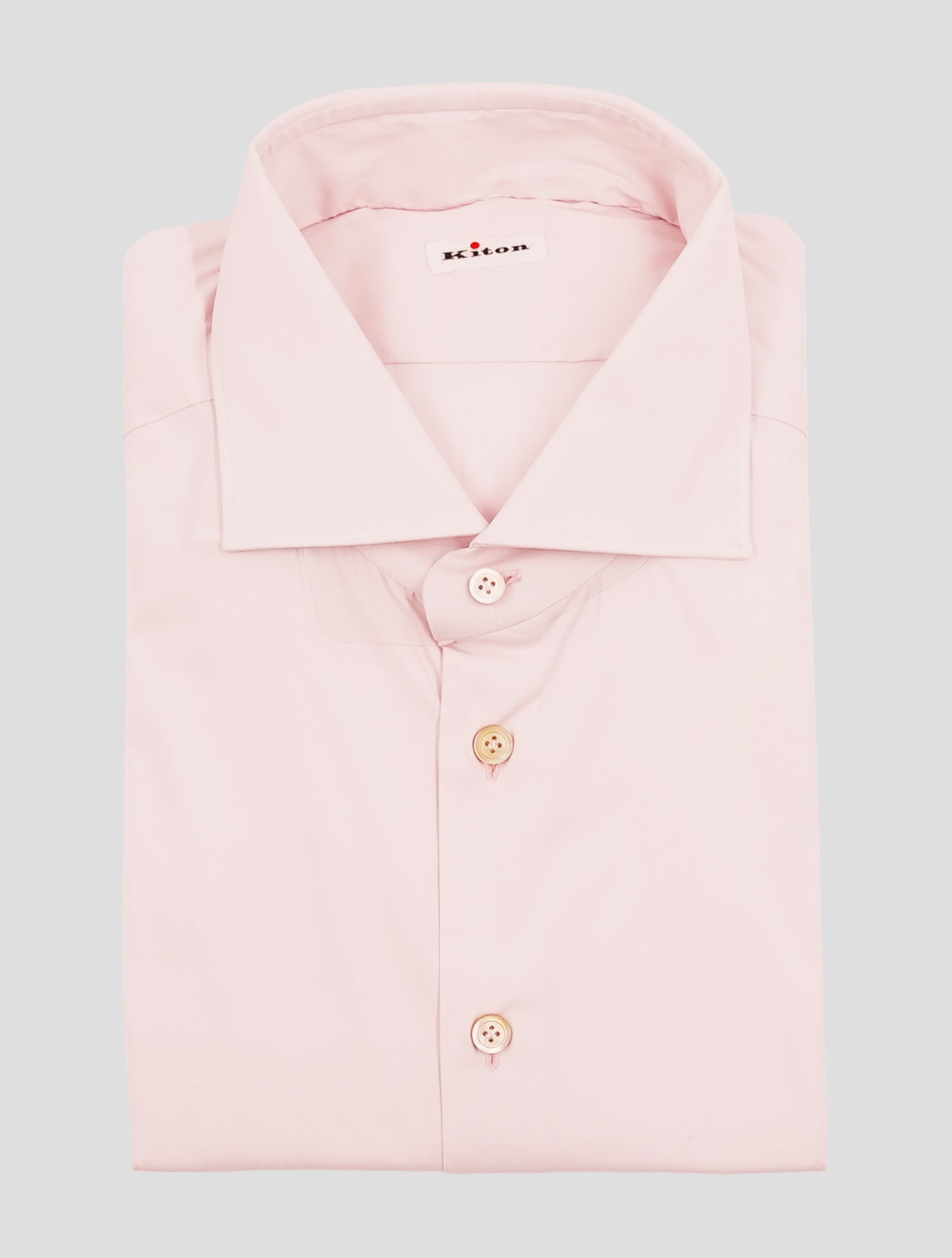 Kiton Pink Cotton Shirt