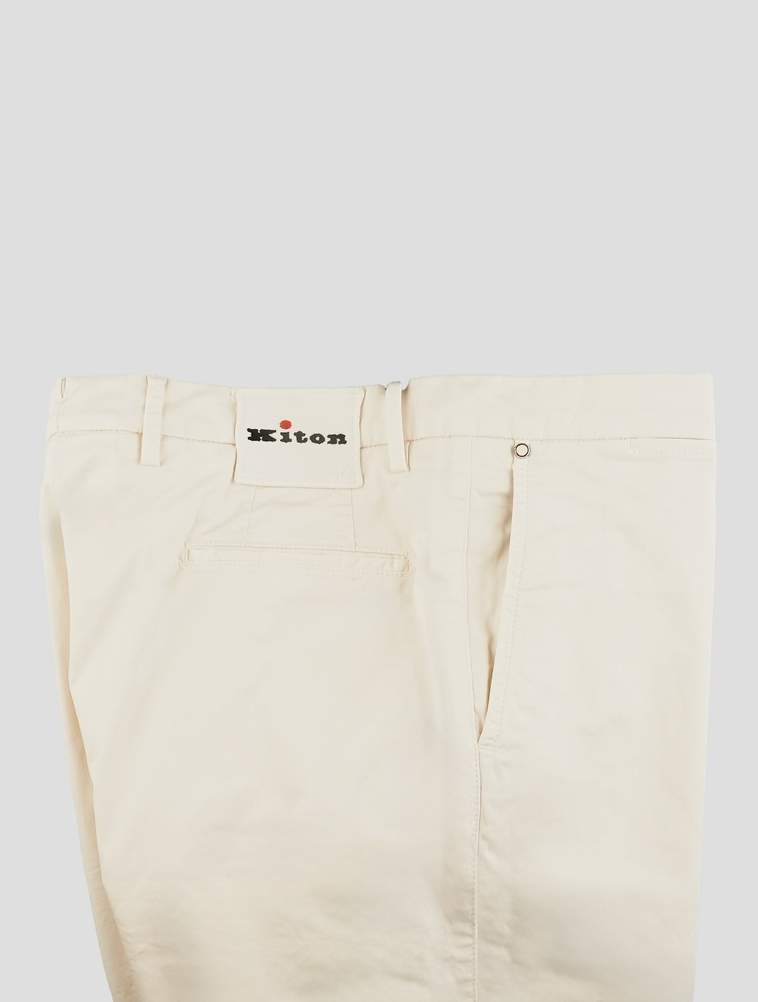Kiton Beige Cotton Ea Pants