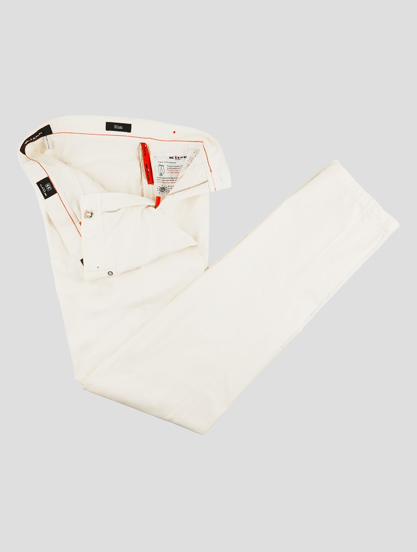 Kiton Beige Cotton Ea Jeans