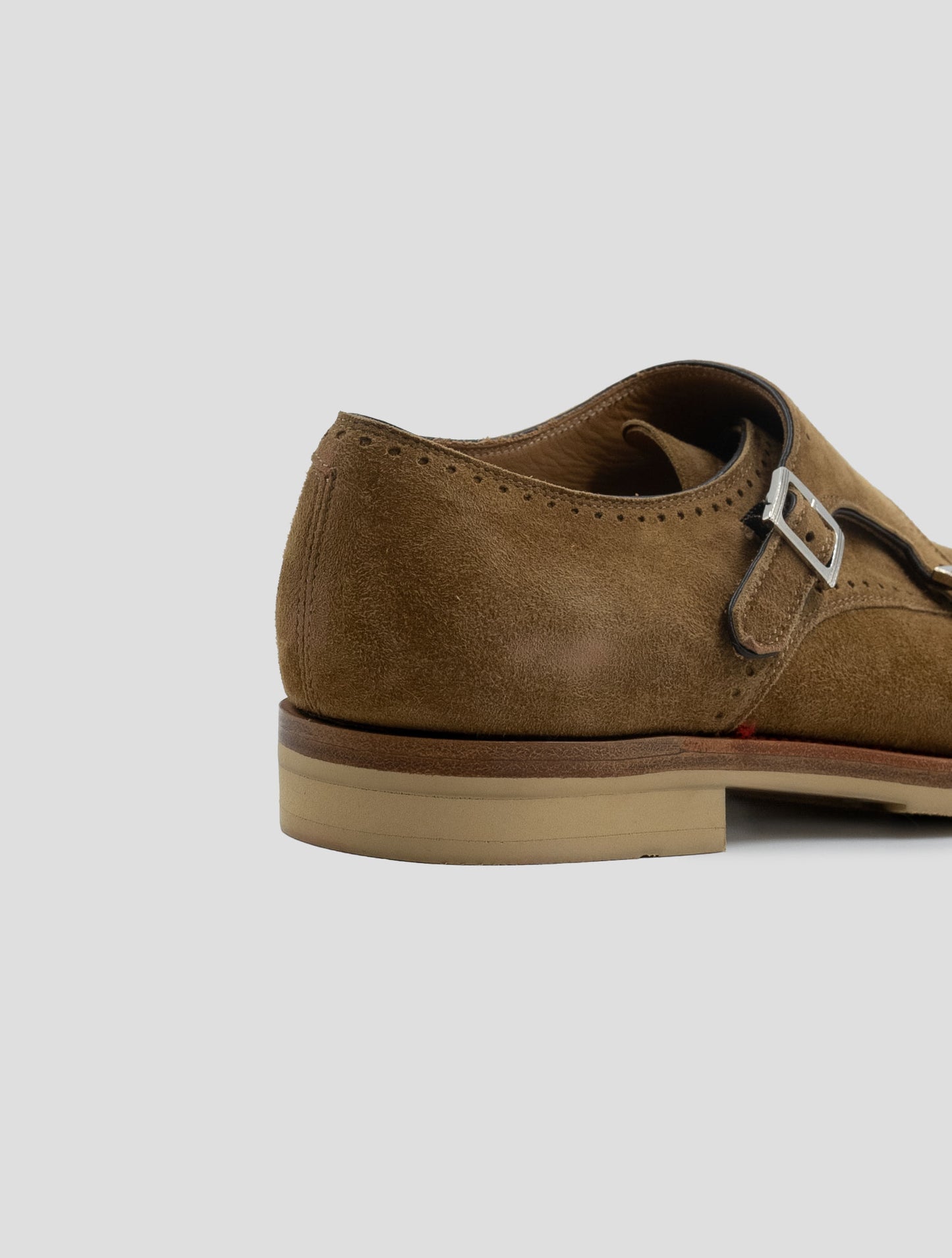 Kiton Brown Leather Suede Shoes