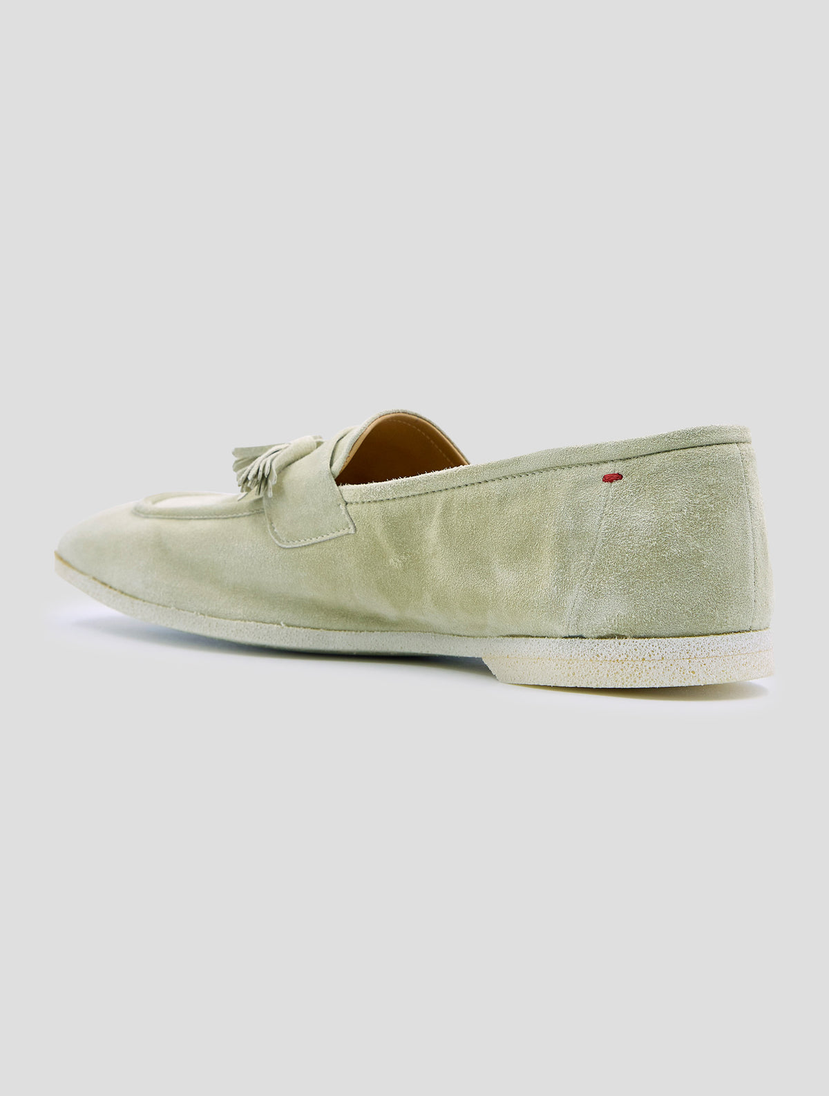 Kiton Beige Leather Suede Loafers