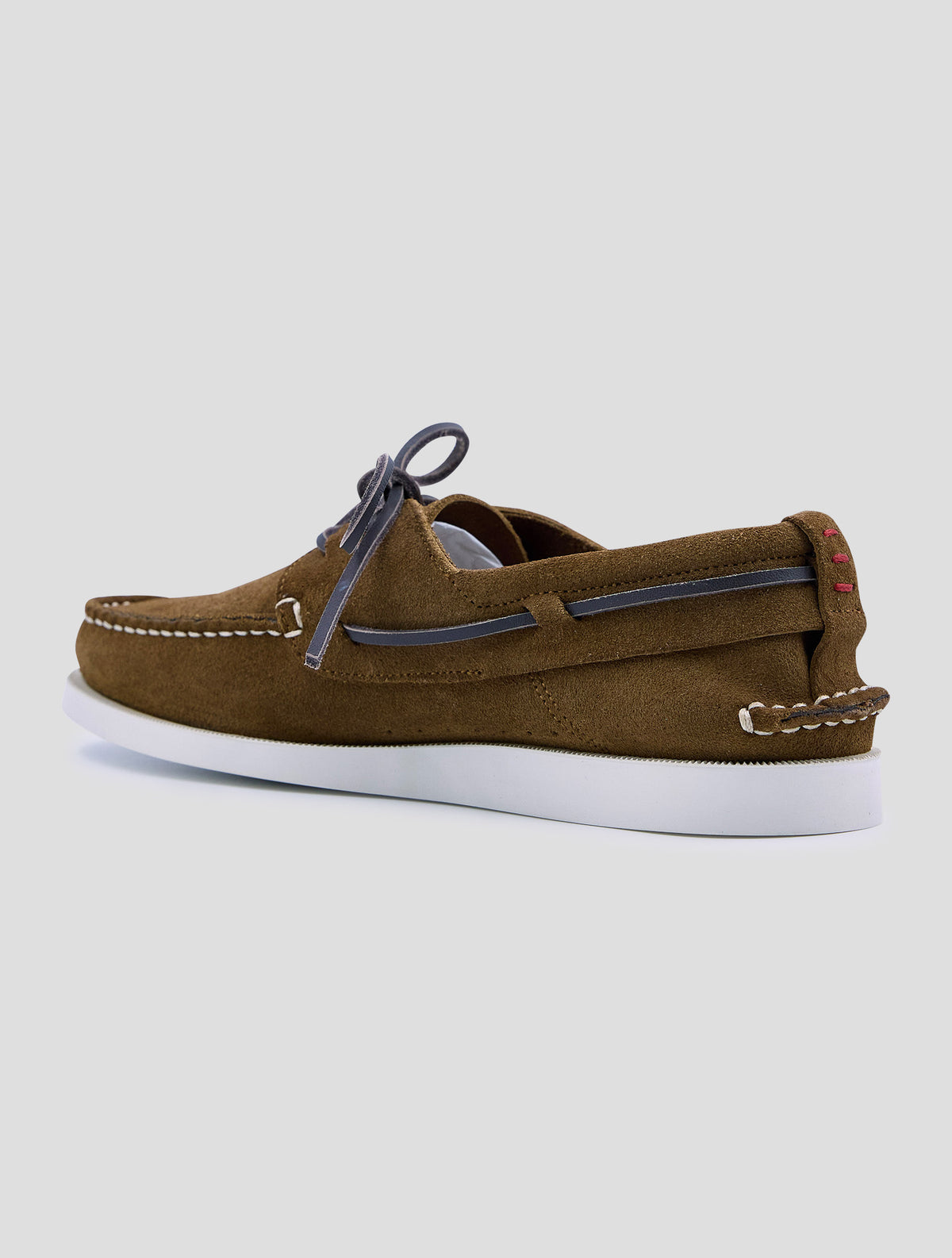 Kiton Brown Leather Suede Loafers