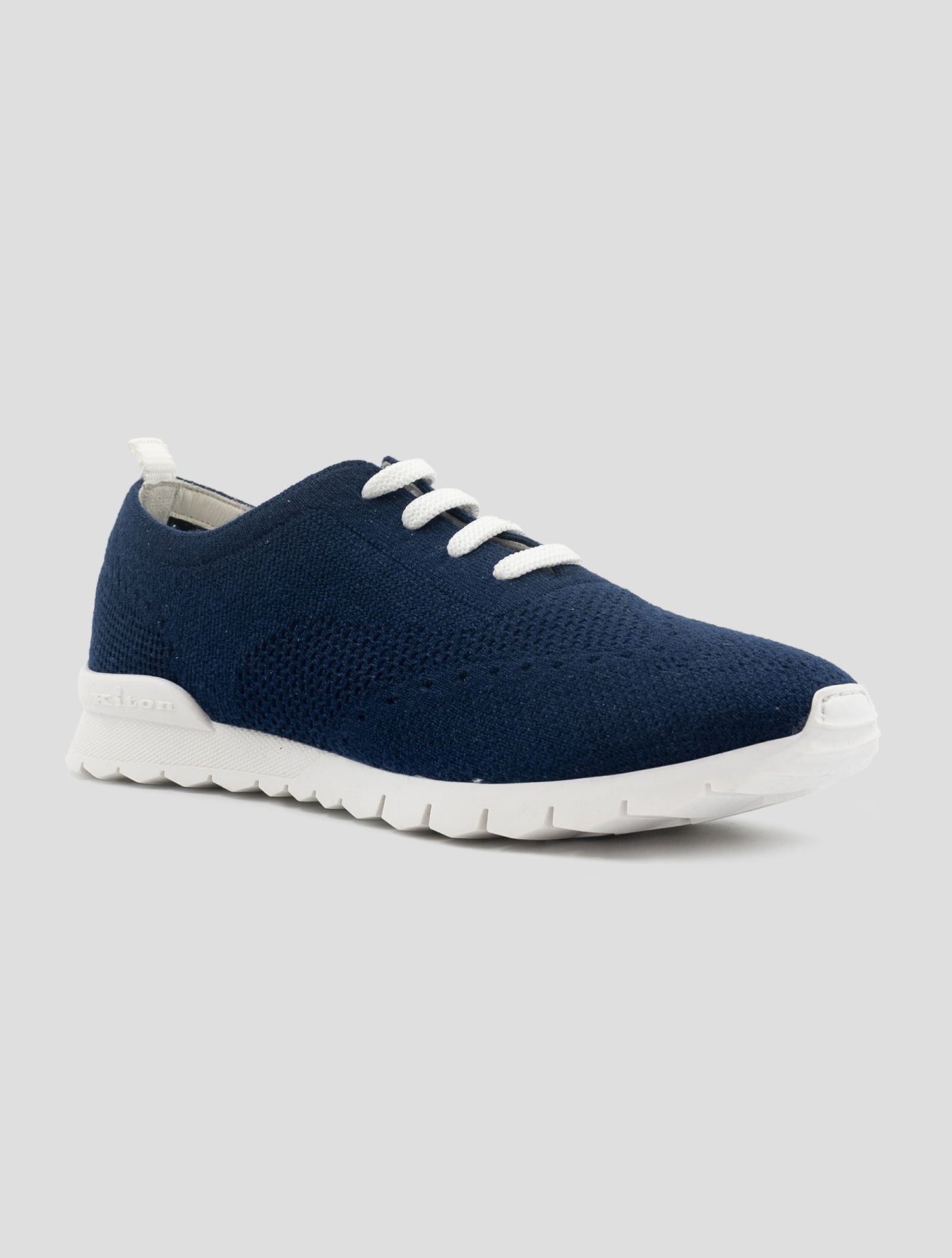 Kiton Blue Cashmere Pl Sneakers