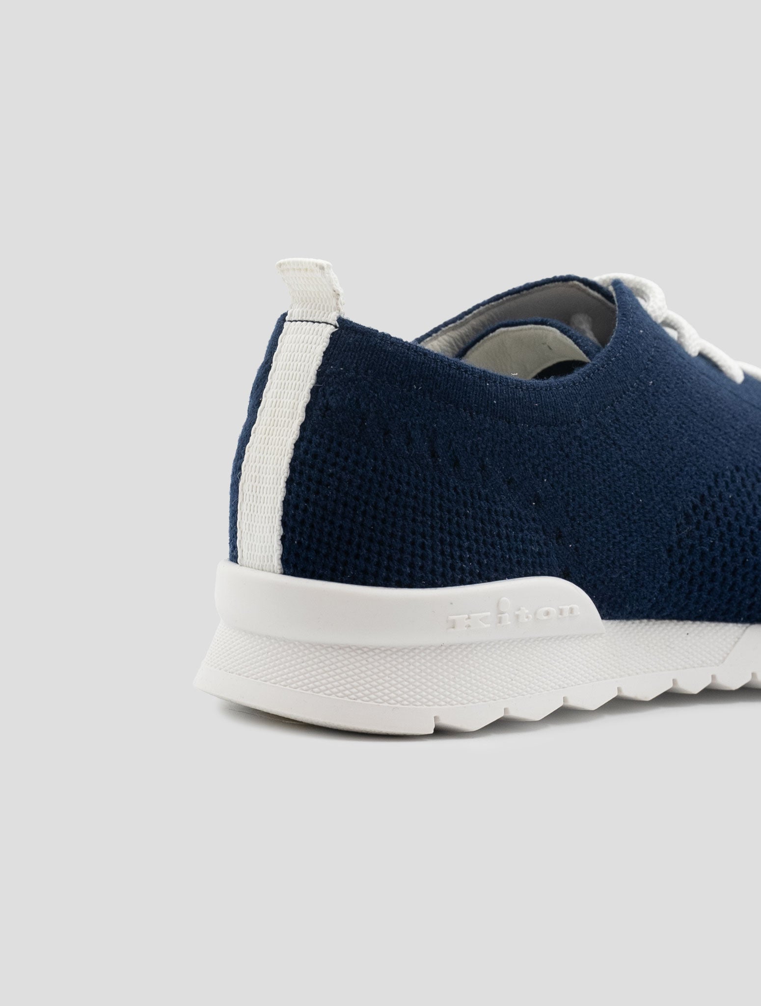Kiton Blue Cashmere Pl Sneakers