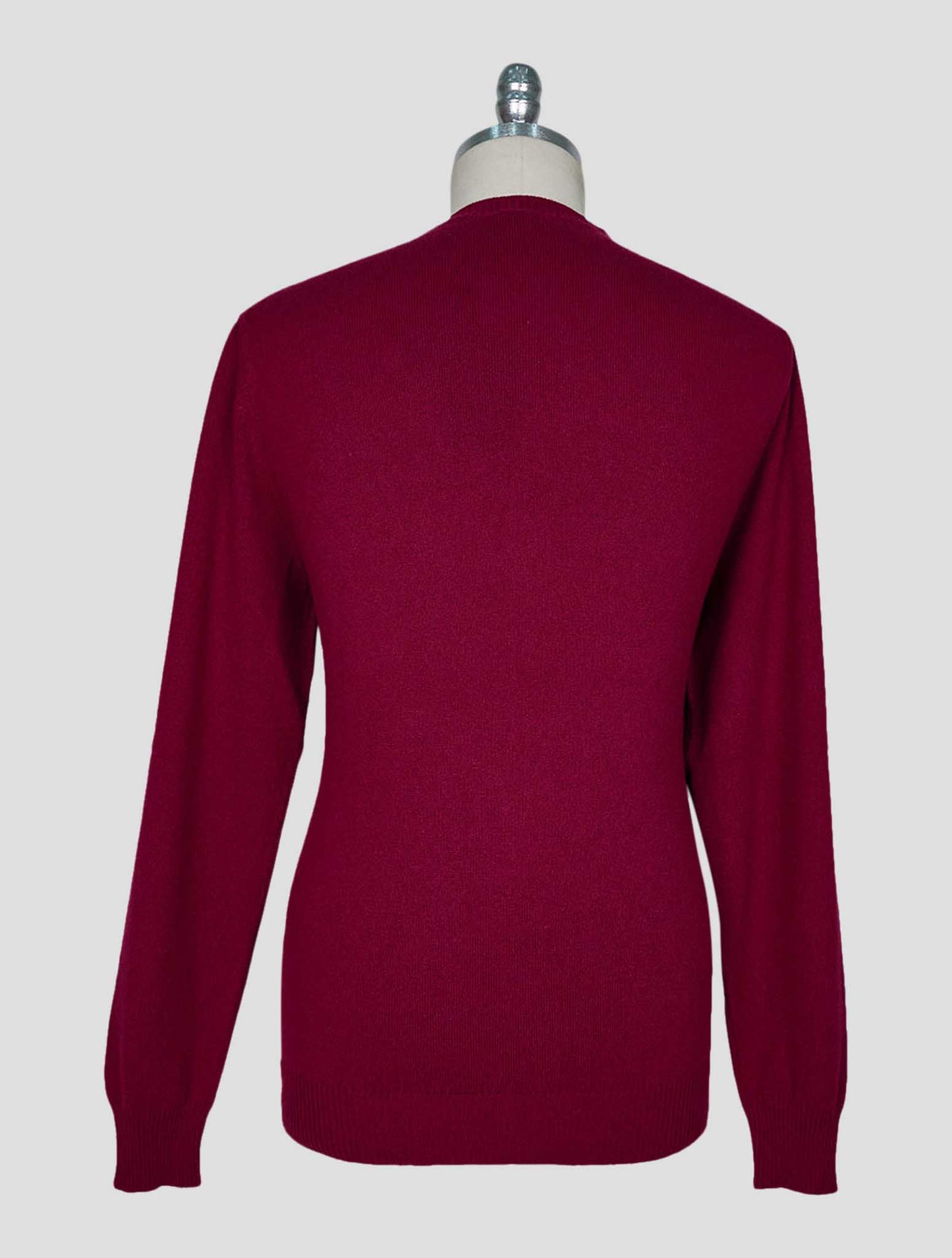 Kiton Red Cashmere Sweater Crewneck