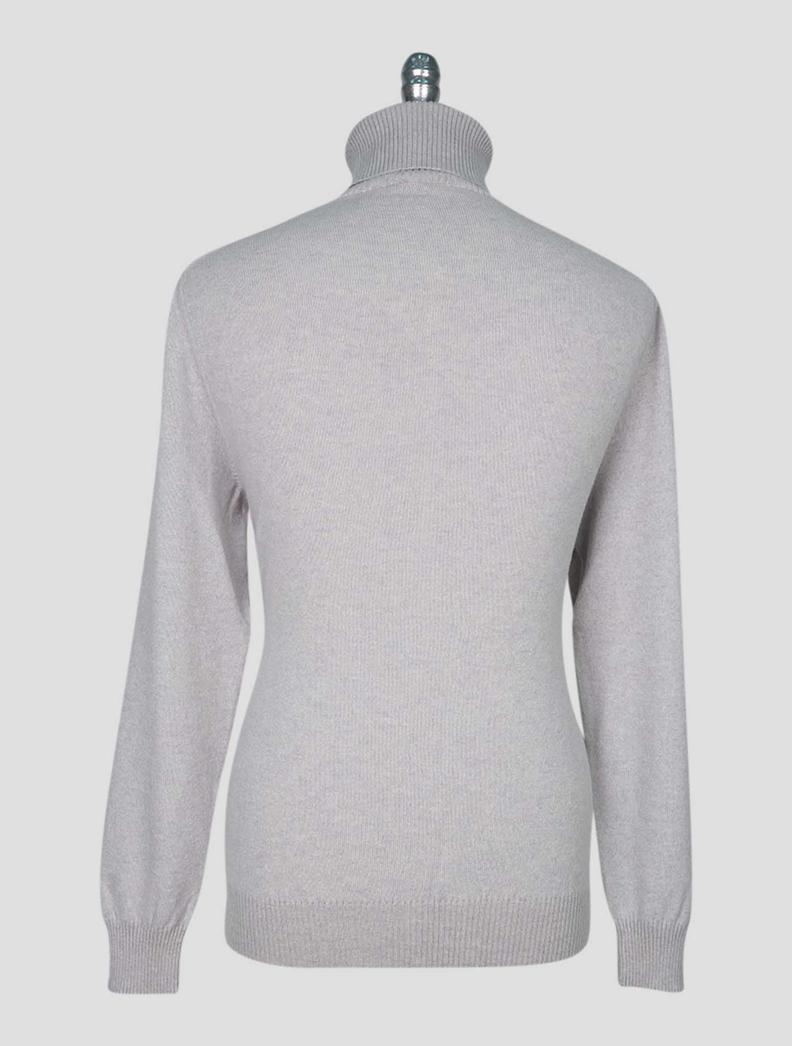 Kiton Gray Cashmere Sweater Turtleneck