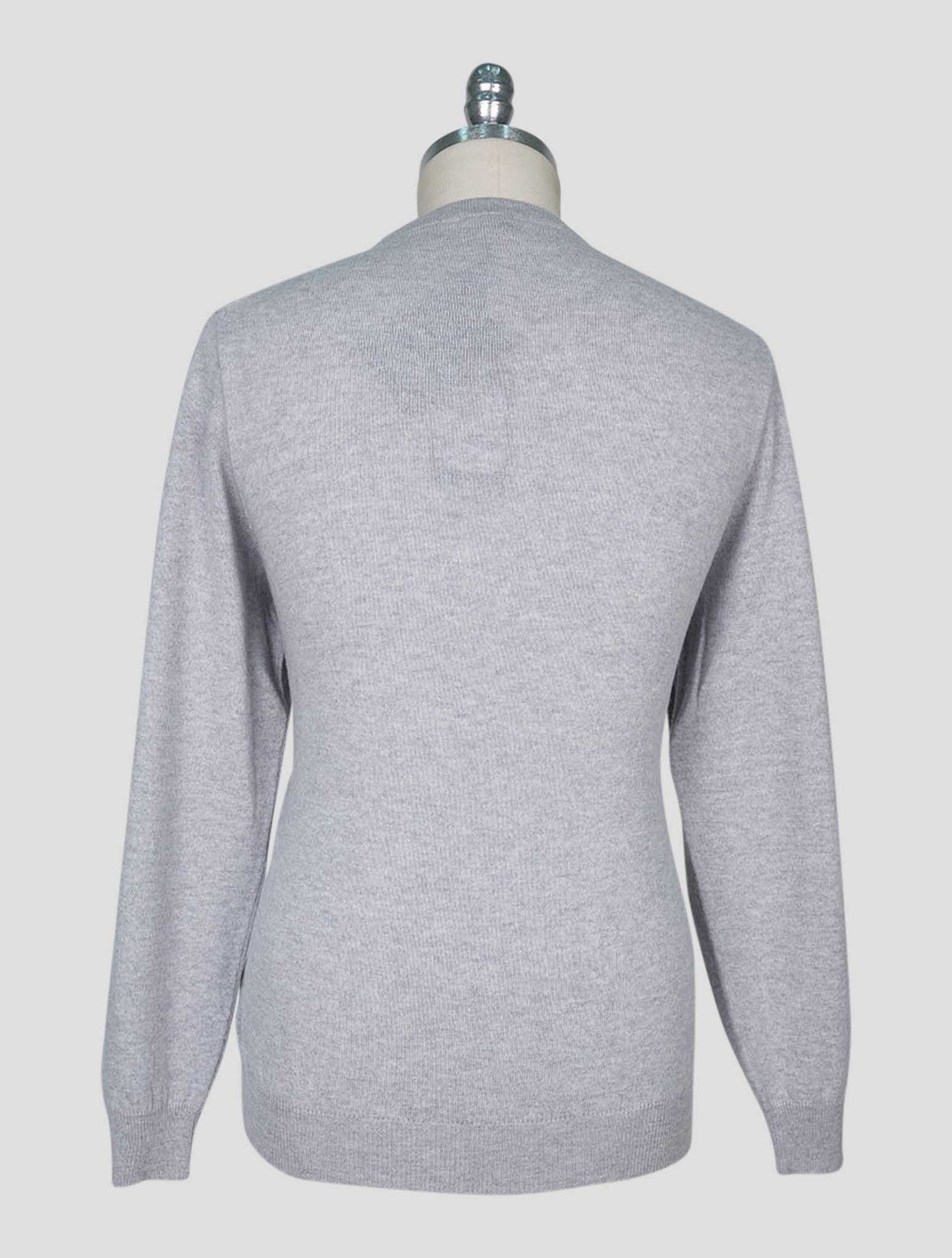 Kiton Gray Cashmere Sweater Crewneck