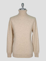 Kiton Beige Cashmere Sweater Turtleneck