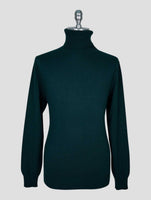 Kiton Green Cashmere Sweater Turtleneck