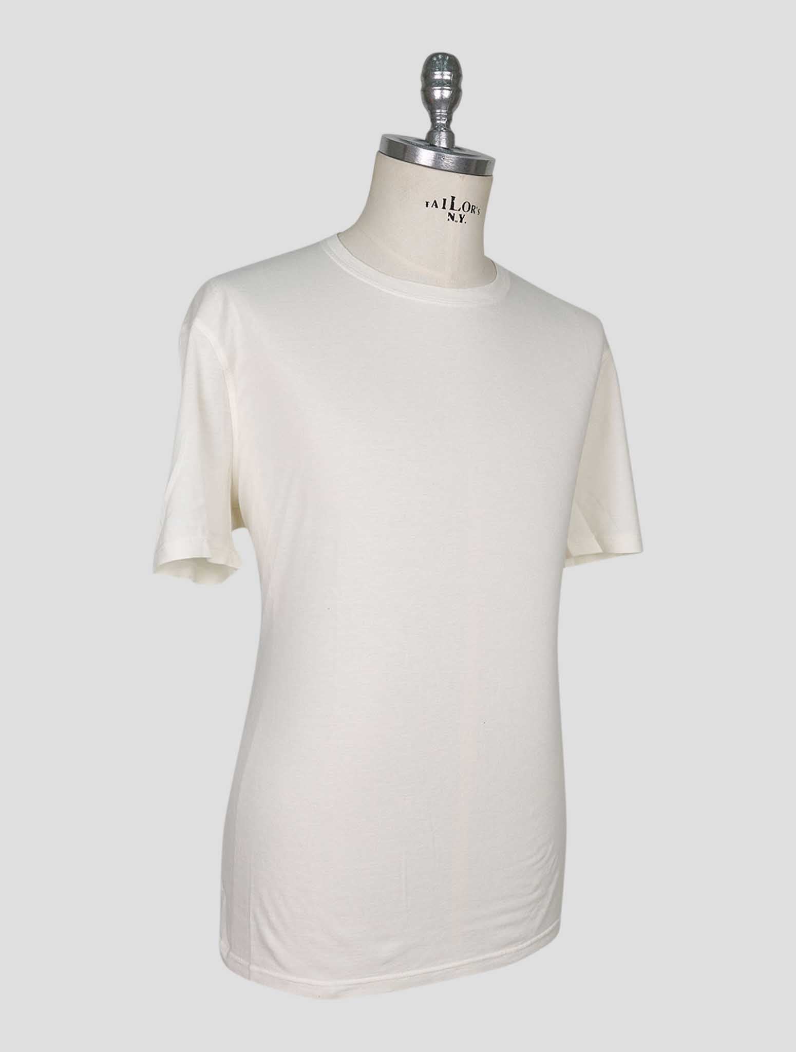 Kiton Beige Cotton Cashmere T-Shirt