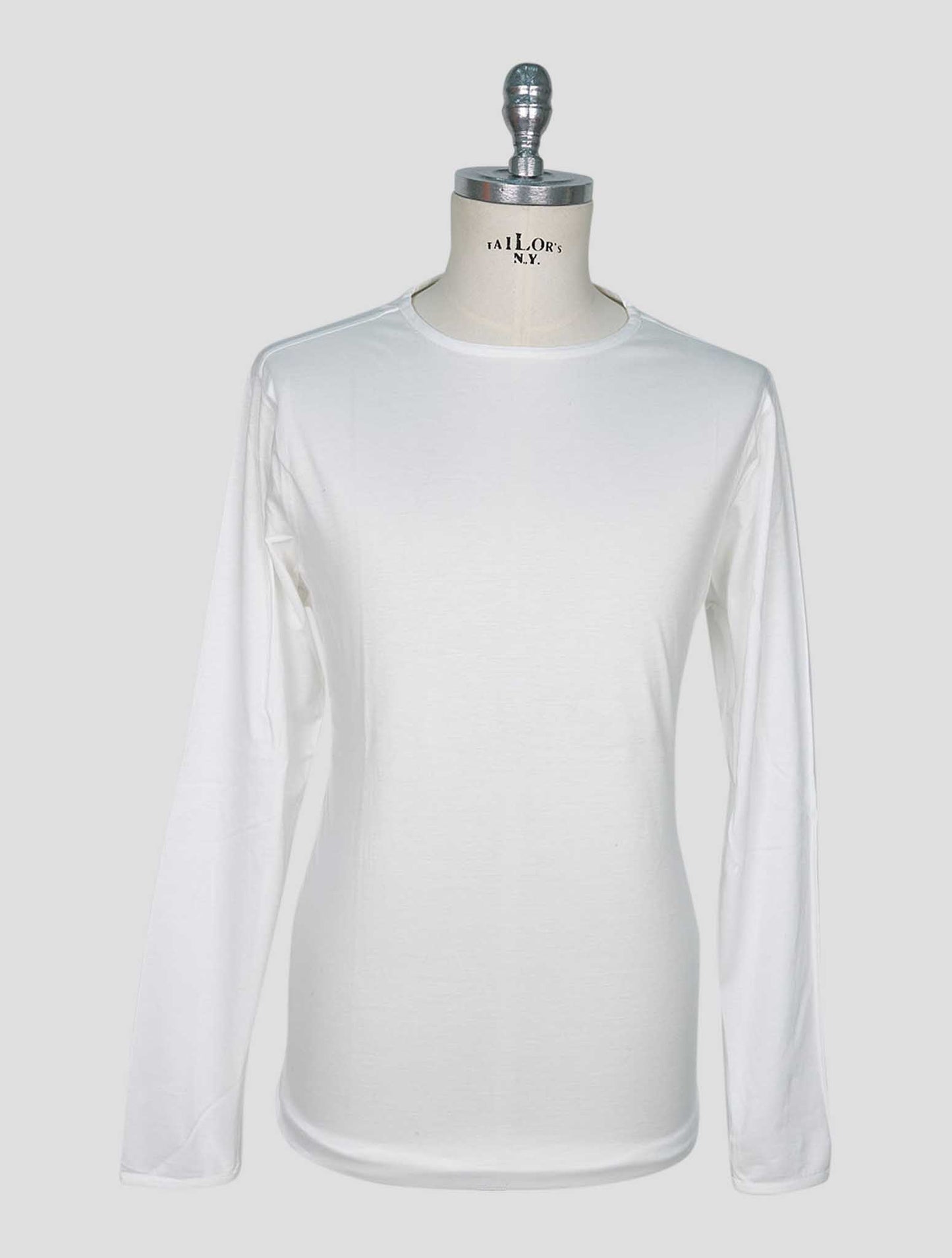 Kiton White Cotton Sweater Polo