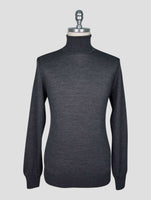 Kiton Brown Wool Sweater Turtleneck
