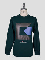 Kiton Green Cotton Ea Sweater Crewneck