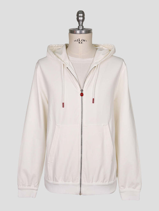 Kiton White Cotton Ea Tracksuit