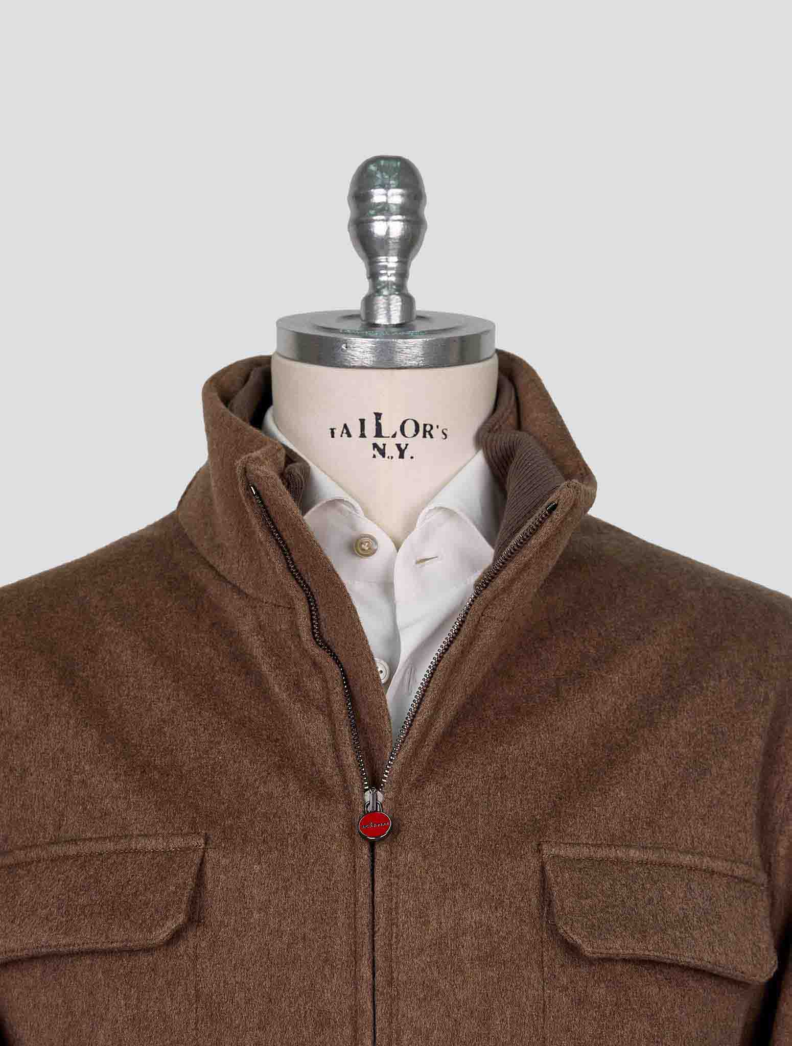 Kiton Brown Cashmere Coat