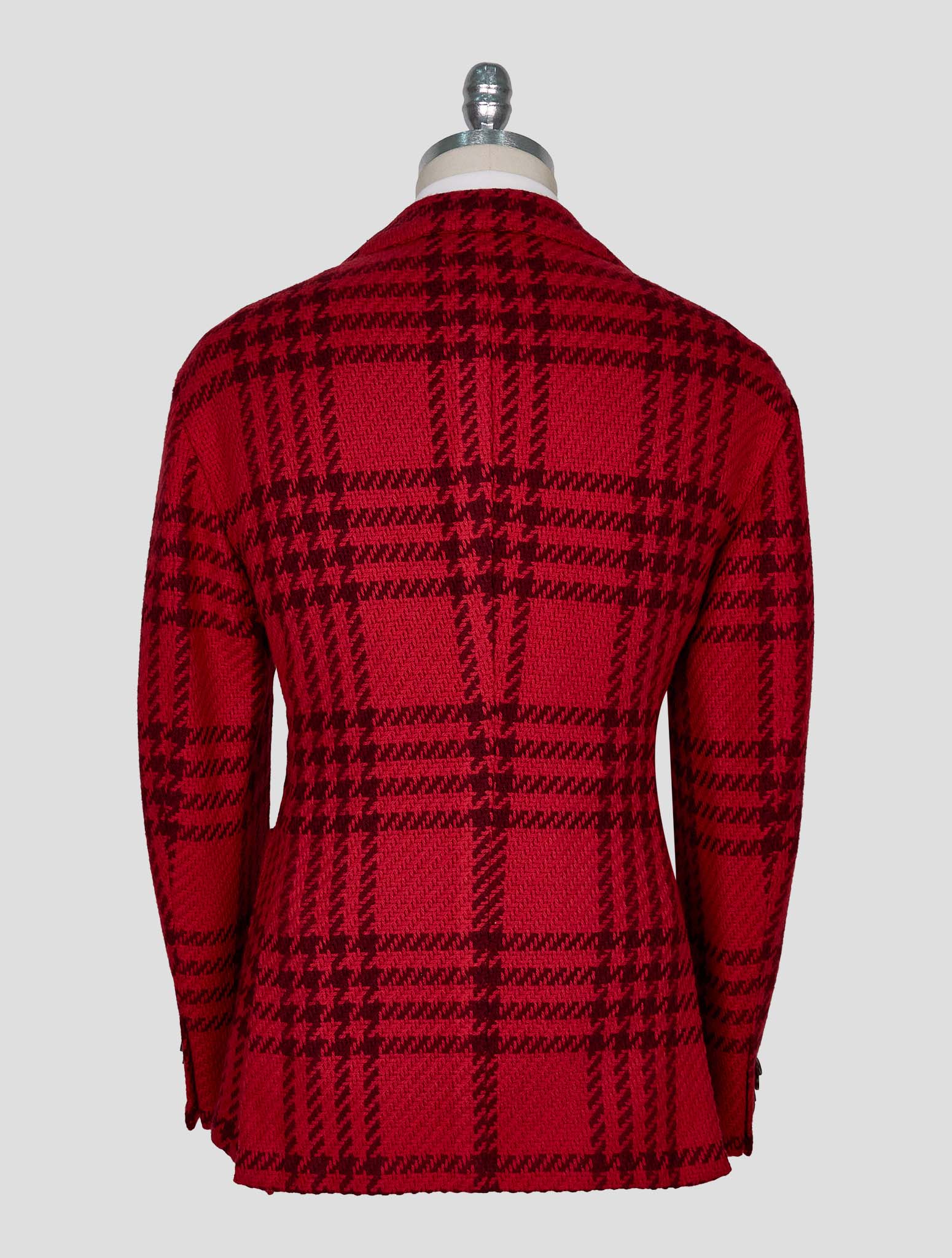 Kiton Burgundy Red Cashmere Blazer