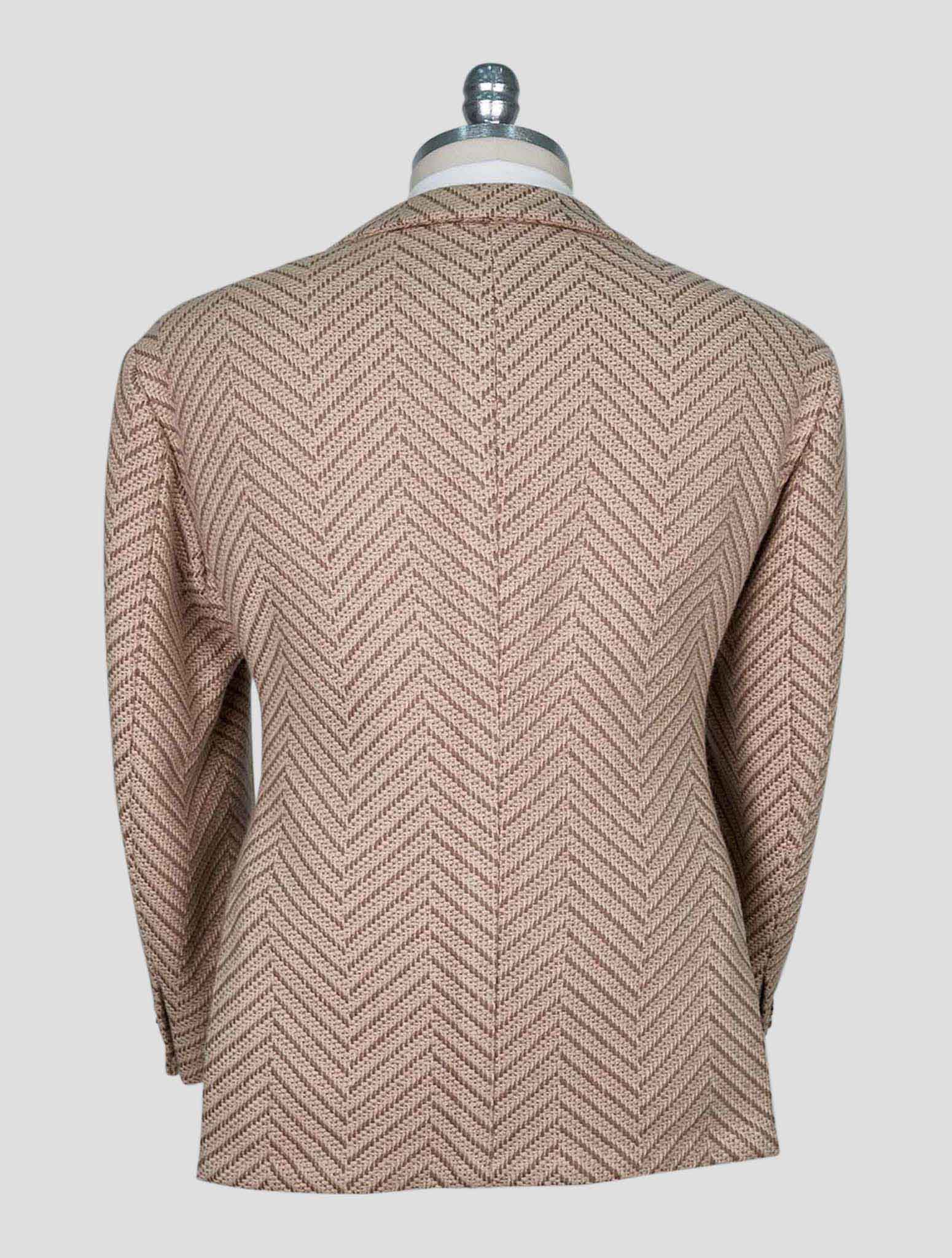 Kiton Brown Beige Cashmere Blazer