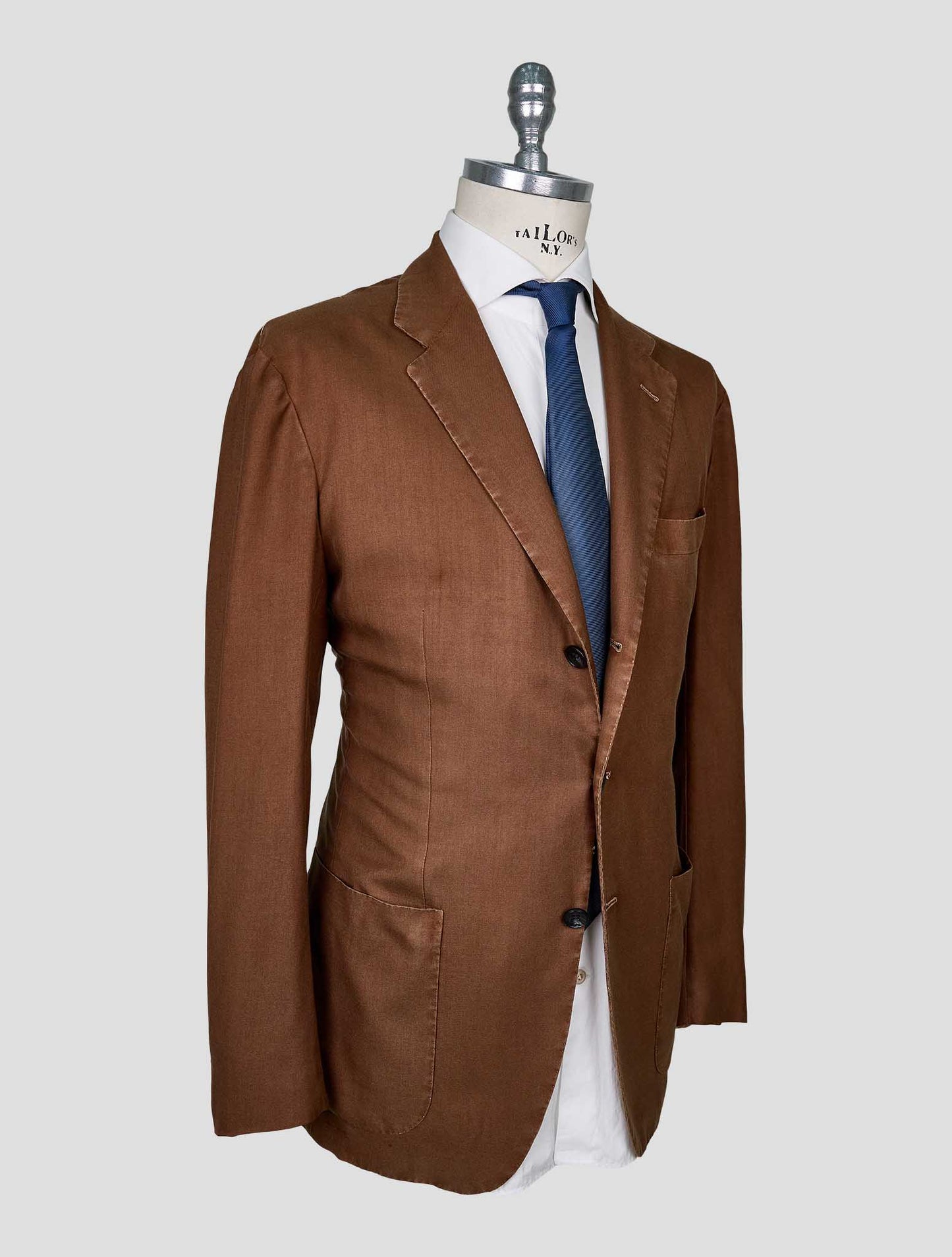 Kiton Brown Cashmere Blazer