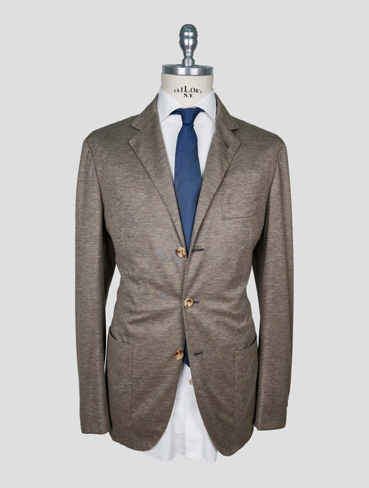 Kiton Beige Cashmere Blazer