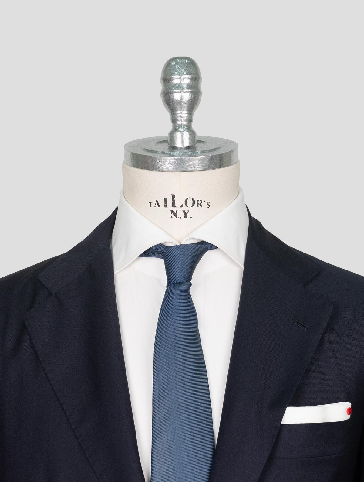 Kiton Blue Wool Suit