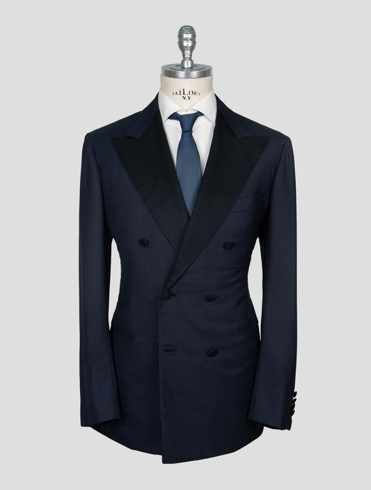Kiton Black Wool 14 Micron Smoking Suit