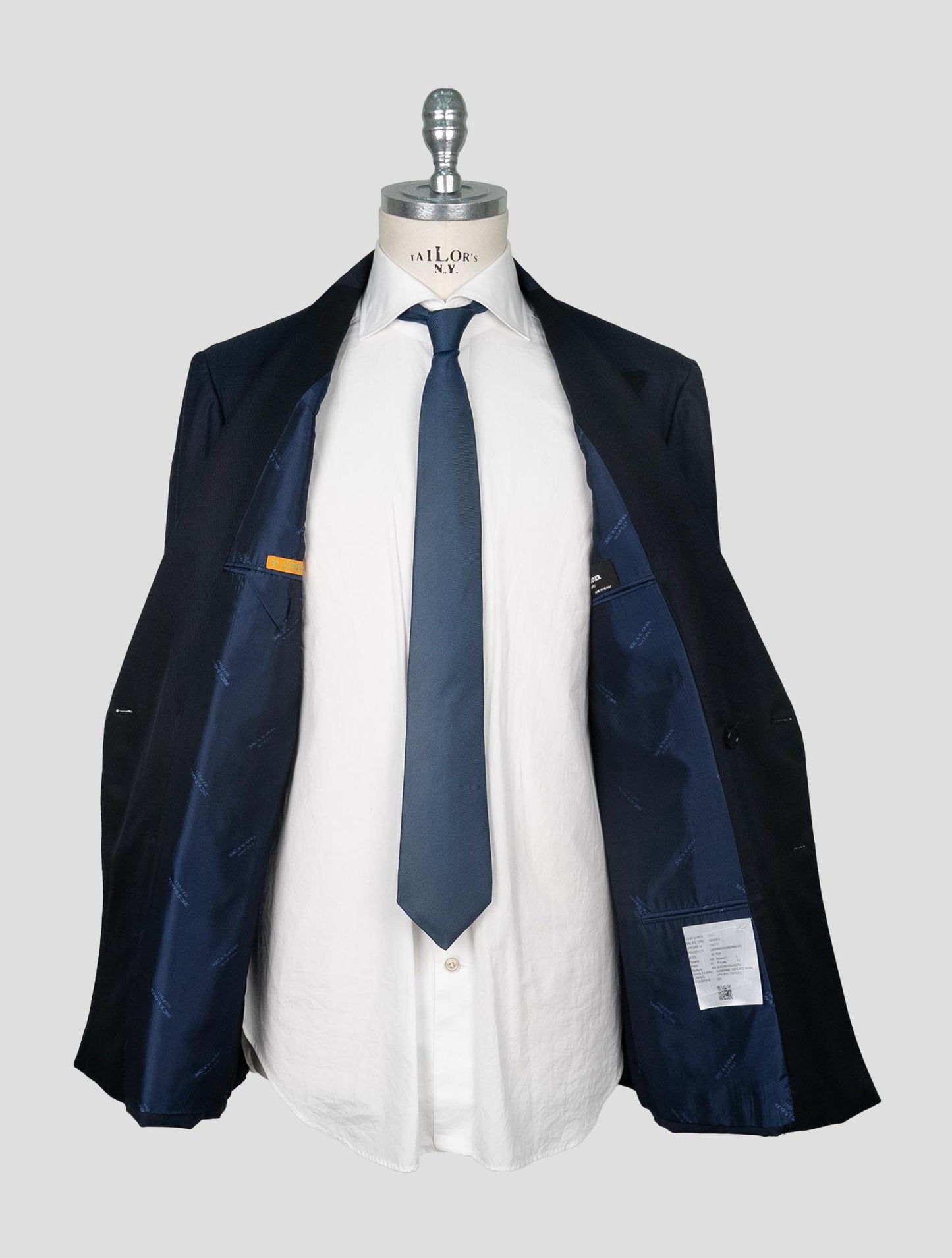 Kiton Black Wool 14 Micron Smoking Suit