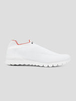 Kiton White Cotton Ea Sneakers