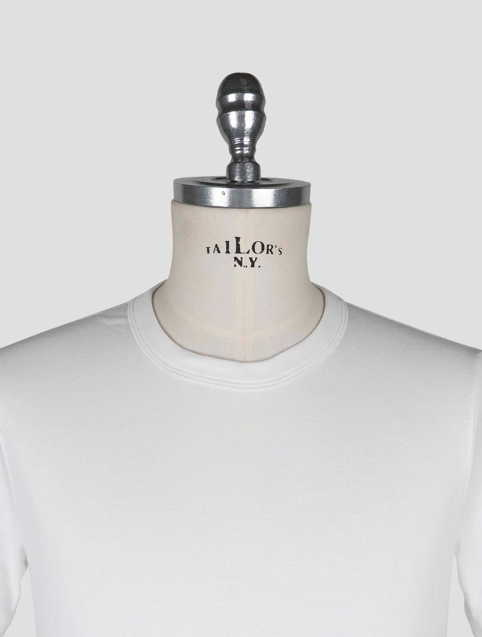 Kiton White Cotton Ea Underwear Shirt
