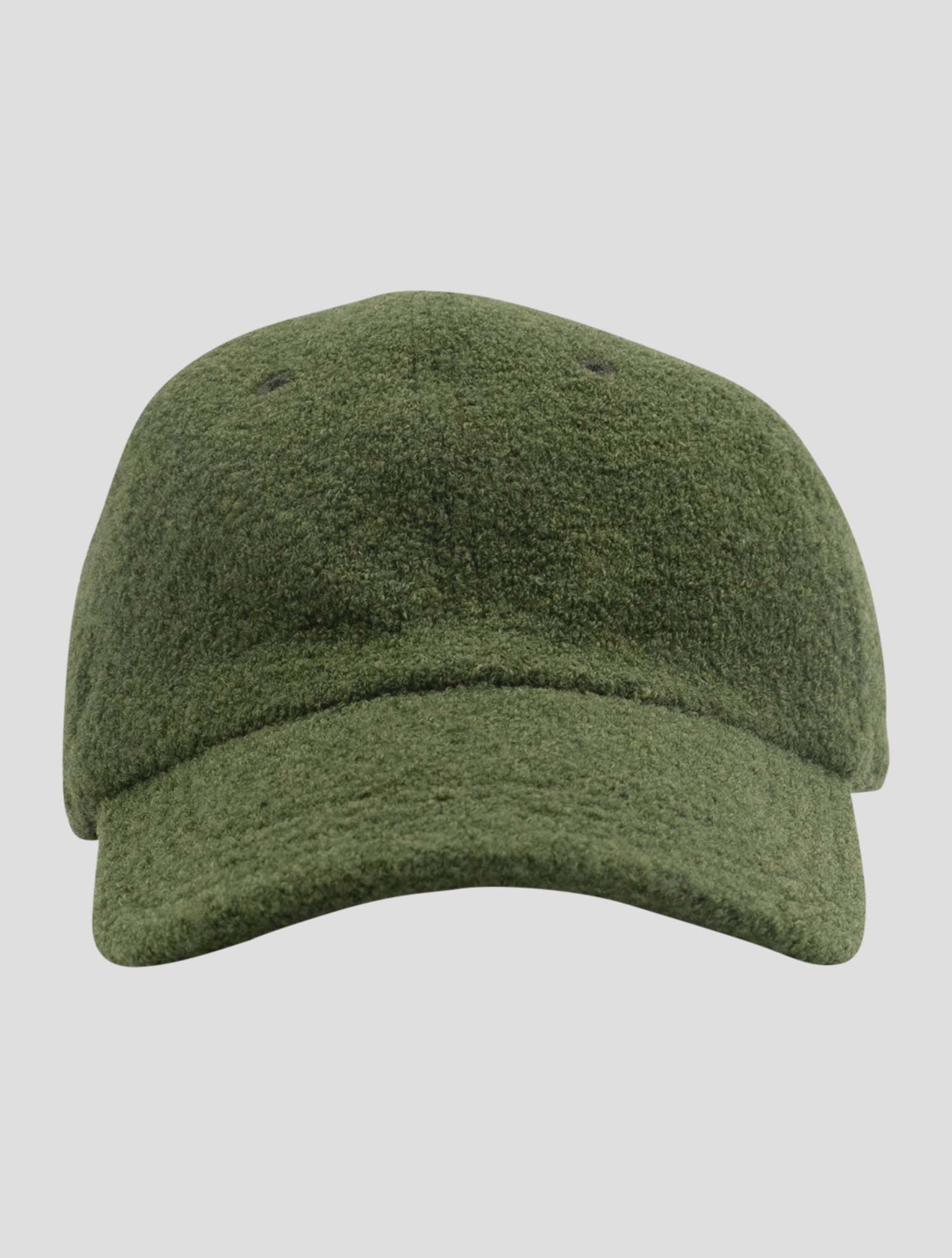 Kiton Green Wool Baseball Cap