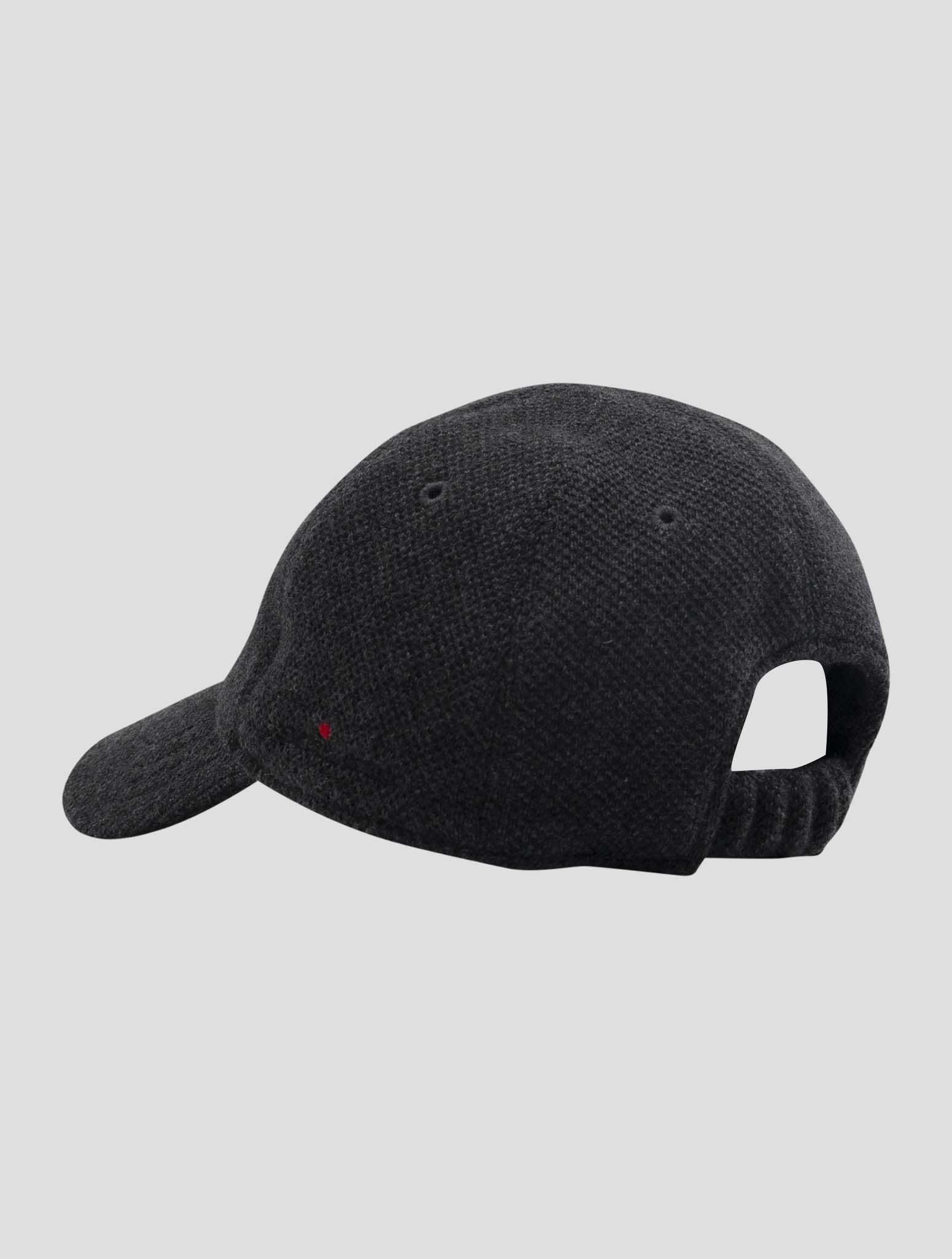 Kiton Gray Cashmere Baseball Cap