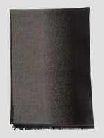 Kiton Gray Cashmere Scarf 37x180