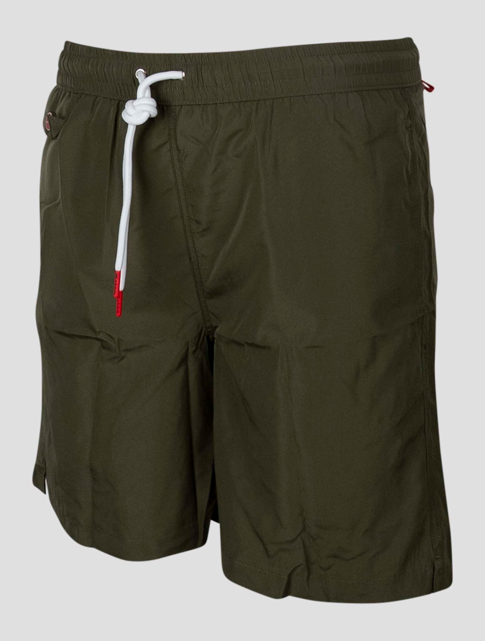 Kiton Green Pl Swim Trunks