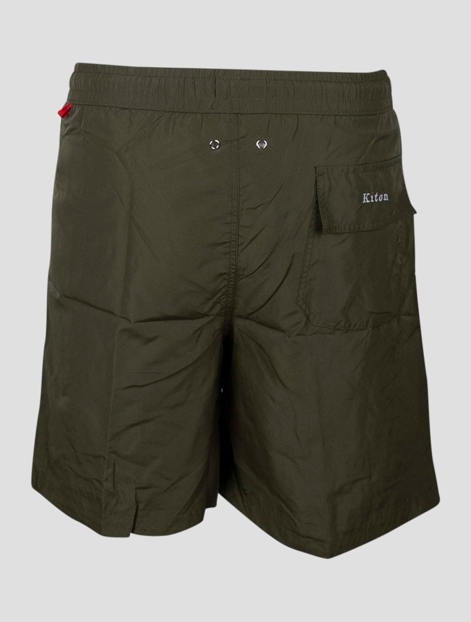 Kiton Green Pl Swim Trunks
